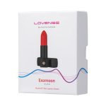 Lovense Exomoon Mini – Wibrator szminka Bluetooth, wodoodporny IPX7, czarny