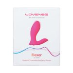 Lovense Flexer – Podwójny wibrator do noszenia, sterowany aplikacją, IPX7, 3 silniki
