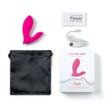 Lovense Flexer – Podwójny wibrator do noszenia, sterowany aplikacją, IPX7, 3 silniki