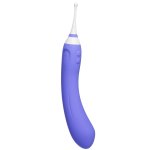 Lovense Hyphy Fioletowy – Dwustronne urządzenie intymne Bluetooth, 3 nasadki, aplikacja