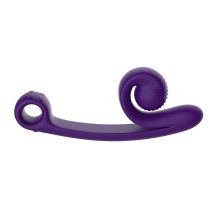 Snail Vibe Curve Fioletowy – Dwusilnikowy model z technologią Slide'n'Roll, silikon medyczny