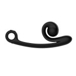 Snail Vibe Curve Czarny – Dwusilnikowy model z technologią Slide'n'Roll, wodoodporny, silikon