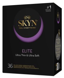 SKYN Elite 36 szt. prezerwatywy ultra cienkie nielateksowe, wilgotna powierzchnia, Sensoprene