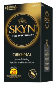 SKYN ORIGINAL prezerwatywy nielateksowe Sensoprene 20 szt. 53mm, cienka powierzchnia