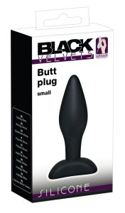 Black Velvets Korek Intymny Mały 9 cm – silikonowy, czarny, ergonomiczny z bezpieczną podstawą