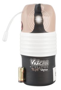 Vulcan Intimate System z wibracją, przezroczysty, elastyczny model 15 cm, 6 trybów