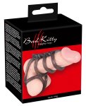 Bad Kitty System 6-Pierścieniowy Czarny – anatomiczny model TPE, elastyczne pierścienie