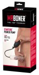 Mr. Boner Manualna Pompa Treningowa ABS 22 cm, przezroczysta ze skalą i zaworem