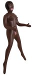 You2Toys Beauty Queen dmuchany model anatomiczny, ciemny odcień skóry, 155 cm, 3 systemy