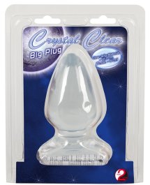 Crystal Przezroczysty Korek Anatomiczny 13 cm, PVC, stożkowy z szeroką podstawą