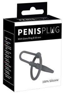 Mystim Dilator 2w1 Pierścień z rozszerzaczem, silikonowy czarny 6,2 cm