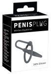 Mystim Dilator 2w1 Pierścień z rozszerzaczem, silikonowy czarny 6,2 cm