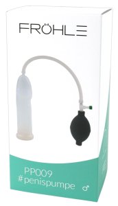Froehle Slim Fit 21cm - anatomiczna pompa prożniowa, przezroczysta tuba