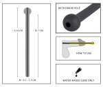 Mystim Dilator Black Ball silikonowy ekspander anatomiczny, kuliste zakończenie 11,8 cm