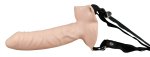 You2Toys Bull Power system anatomiczny z paskiem, beżowy model 15 cm, regulowane mocowanie