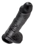 Pipedream King Cock 25 cm czarny – model anatomiczny z przyssawką i detalami, PVC
