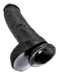 Pipedream King Cock 25 cm czarny – model anatomiczny z przyssawką i detalami, PVC