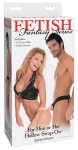Fetish Fantasy Series Pasek z elementem pustym cielisty 18 cm – anatomiczny model PVC, regulowany