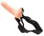 Fetish Fantasy Series Pasek z elementem pustym cielisty 18 cm – anatomiczny model PVC, regulowany