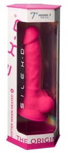 Silexd Model Rożowy 17,5 cm, elastyczna forma z anatomicznym wykończeniem i przyssawką
