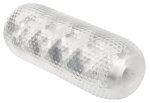Stroker Speed przezroczysty model intymny kieszonkowy TPE 13 cm, elastyczna tekstura