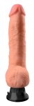 Pipedream Real Feel Deluxe Naturalny model 24 cm z przyssawką, Fanta Flesh, wibracje