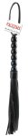 Pipedream Fetish Fantasy Series czarny pejcz do technik bondage 22 cm, poliuretanowy