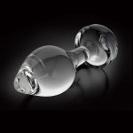 Pipedream Icicles Szklany Korek Model 603912337280, hipoalergiczny, ręcznie wykonany, 8 cm