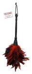Fetish Fantasy Series czerwone piorko do łaskotania 35,6 cm, ergonomiczny trzonek ABS
