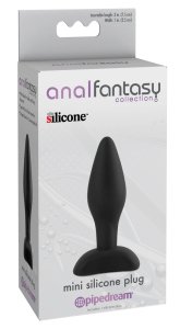 Pipedream Anal Fantasy mini plug silikonowy 7,5 cm, czarny, Elite Silicone