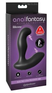 Anal Fantasy Prostate Vibe Czarny – model z funkcją elektrostymulacji, silikonowy