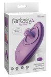 Fantasy For Her model z języczkiem – silikonowy masażer punktowy, 7 trybów, fioletowy