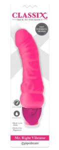 Pipedream Classix Model Rożowy 19 cm z wielobiegunowym systemem wibracji i anatomiczną teksturą