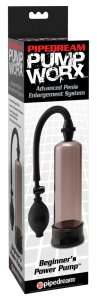 Pipedream Pump Worx Black Beginner system próżniowy 19 cm O5 cm z ergonomiczną pompką