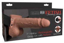 Fetish Fantasy Series Model Strap-On z wibracją 21cm regulowany – pilot bezprzewodowy USB