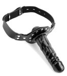Pipedream Fetish Fantasy Knebel z anatomicznym modułem 17,5 cm czarny z regulacją i zamkiem