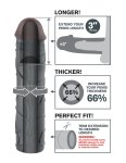 Fantasy X-Tensions Model Black 22,8 cm system powiększający +7,6 cm elastyczny TPE
