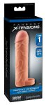 Fantasy X-Tensions system intymny wydłużający +2,5 cm cielisty 17,7 cm z pierścieniem