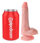 King Cock model 6" przyssawka jasny kolor skory 15 cm PVC anatomiczny