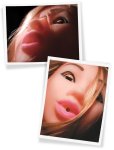 Pipedream PET model głowy z systemem ust, długie włosy, przyssawka, TPR