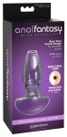 Pipedream Anal Fantasy szklany korek z otworem i zatyczką 9,6 cm, borokrzemian