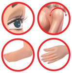 Pipedream Lifelike Air Doll 3D twarz, 2 strefy, brązowe włosy, winyl/TPR, 150 cm