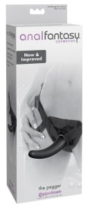 Anal Fantasy Strap-On Uprząż z wyjmowanym elementem intymnym 12cm, czarna, PVC