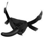 Anal Fantasy Strap-On Uprząż z wyjmowanym elementem intymnym 12cm, czarna, PVC