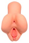 PDX Plus Fanta Flesh model intymny dwukanałowy cielisty, anatomiczny system 16,5 cm
