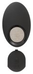 ANOS Plug Obrotowy Silikonowy – Spiralny model z pilotem bezprzewodowym, czarny, 15,1 cm
