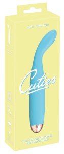 Cuties Mini Wibrator Stymulujący Niebieski 18,7 cm, 7 trybów, silikon medyczny, USB