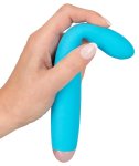 Cuties Mini Wibrator Stymulujący Niebieski 18,7 cm, 7 trybów, silikon medyczny, USB