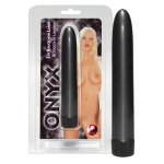 You2Toys Onyx wibrator antracytowy, smukły model 17 cm, ABS, płynna regulacja