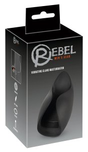 Rebel Intimate System czarny – urządzenie z 10 trybami wibracji, silikon, 13 cm
